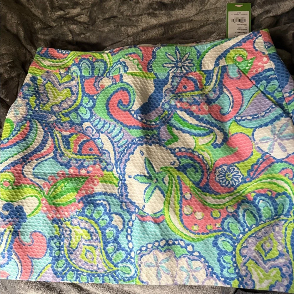 Lilly Pulitzer Marigold Skort Conch Republic Size 14 Brand New w/ Tags - Picture 8 of 16